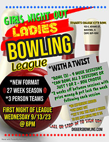 Girls Night Out Ladies Bowling League Info
